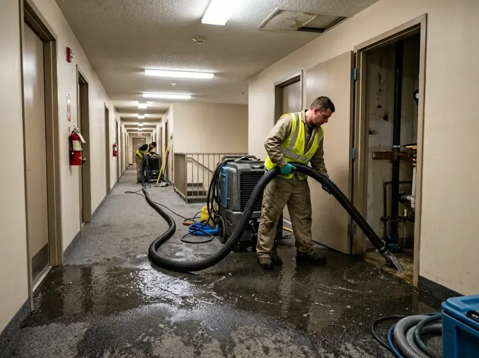 multi-unit-apartment-hallway-f-005 — frequently asked questions, Emergency Burst Pipe Water Extraction & Removal in Idylwood…